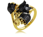 Ювелирное кольцо с золотым покрытием