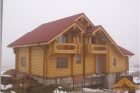 Проект двухэтажного дома из бревна под ключ «Белоруссия»