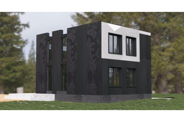 Монолитный двухэтажный дом ЧИОС 120 (стандарт)