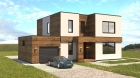 Монолитный двухэтажный дом ЧИОС 410 (стандарт)